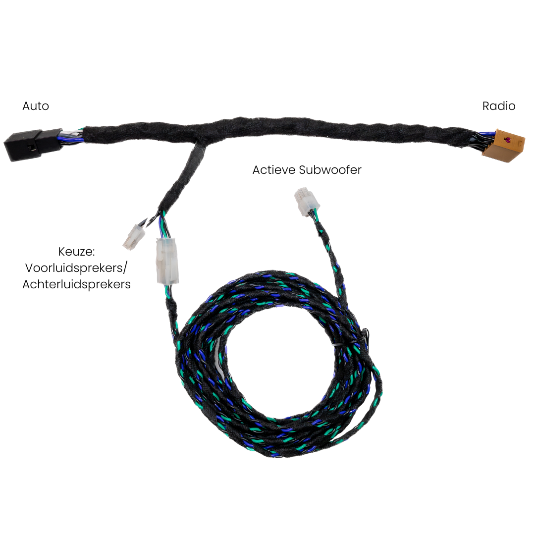 AudioDetail HLAK-005 | High Level Input Aftakking MQS Quadlock naar 4-PIN Molex - afbeelding 2