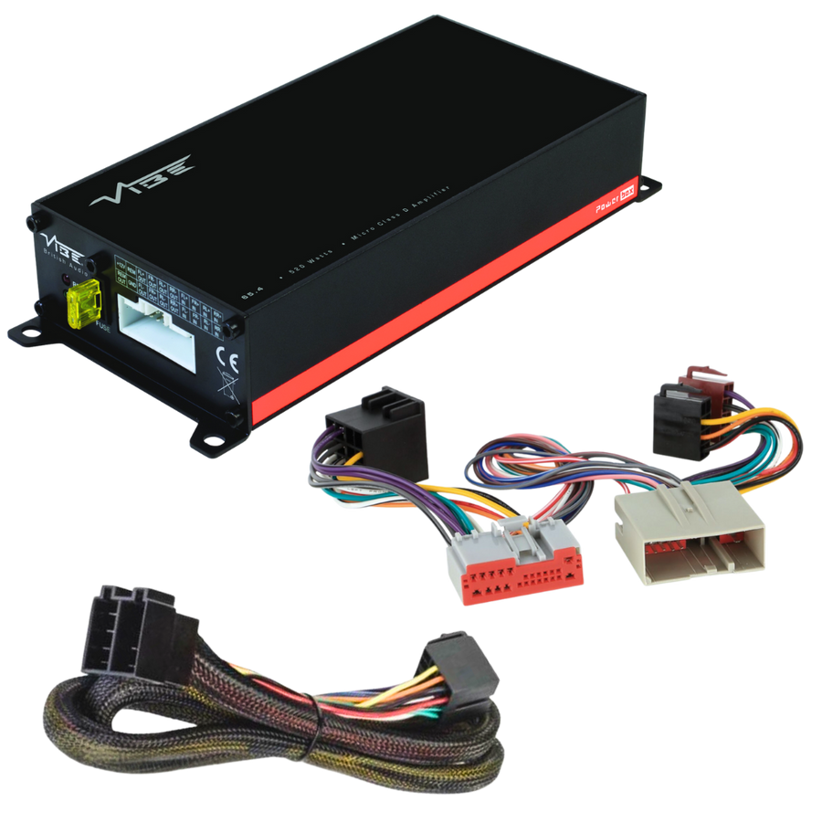 Plug & Play Versterker o.a. Ford 00s – VIBE POWERBOX65.4M + T-kabel - AutoSound24 - EN BLOG Deskundig advies van specialisten Veilig bestellen en betalen Gratis ver