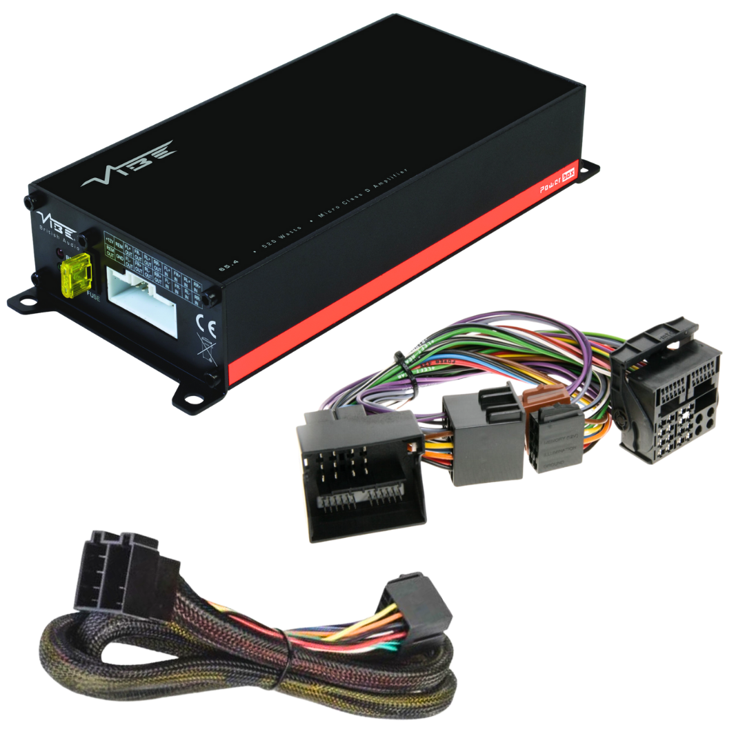 VIBE POWERBOX65.4M + TAK-001 | Plug & Play Versterker | Universele Quadlock - VIBE