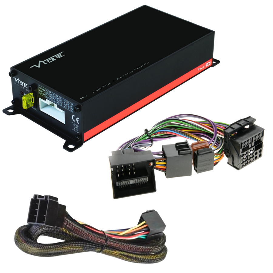 VIBE POWERBOX65.4M + TAK-001 | Plug & Play Versterker | Universele Quadlock - VIBE