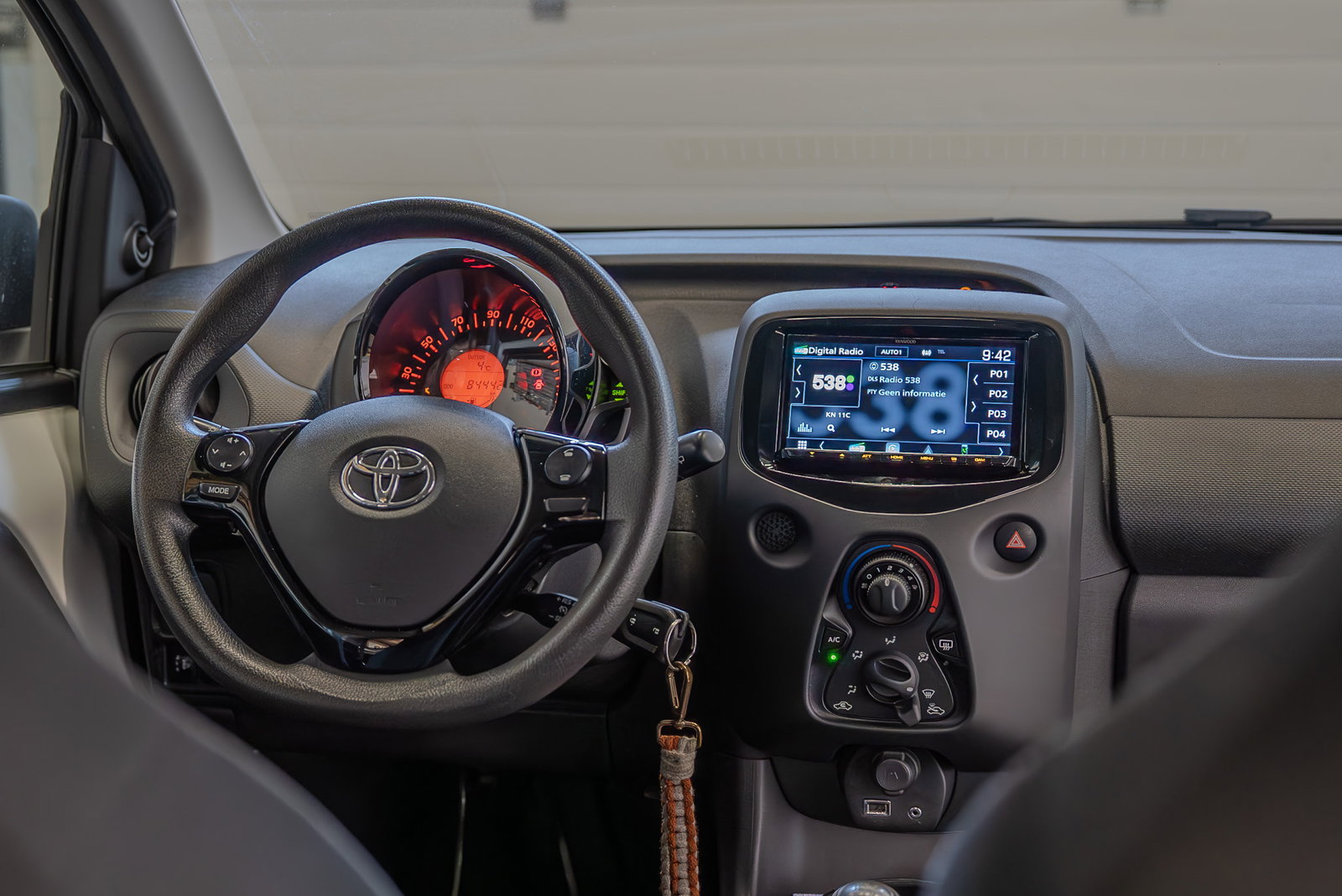 AudioDetail 1-DIN Multimedia Installatiekit Toyota Aygo, Peugeot 108, Citroën C1 2014 - 2020 - afbeelding 5