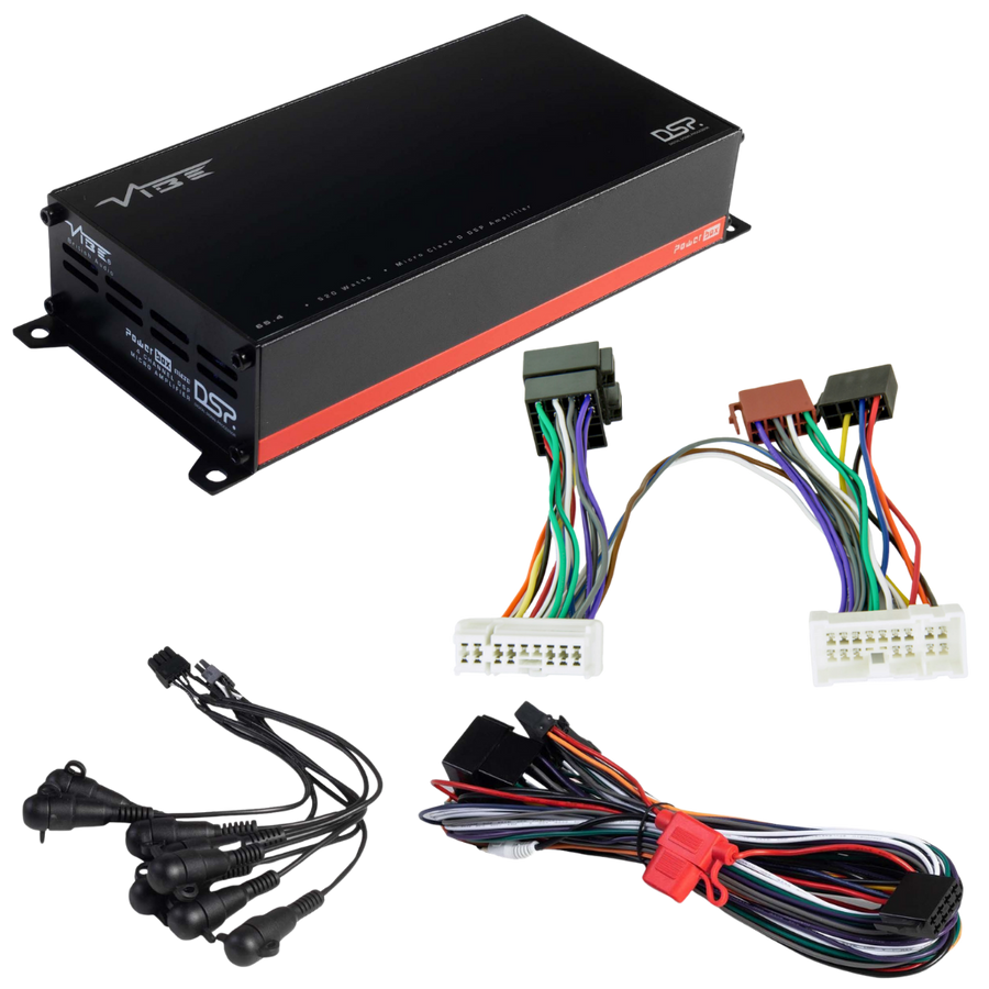 VIBE POWERBOX65.4-8MDSP-V3 + TAK-071 | Plug & Play DSP Versterker | Nissan Middel - VIBE