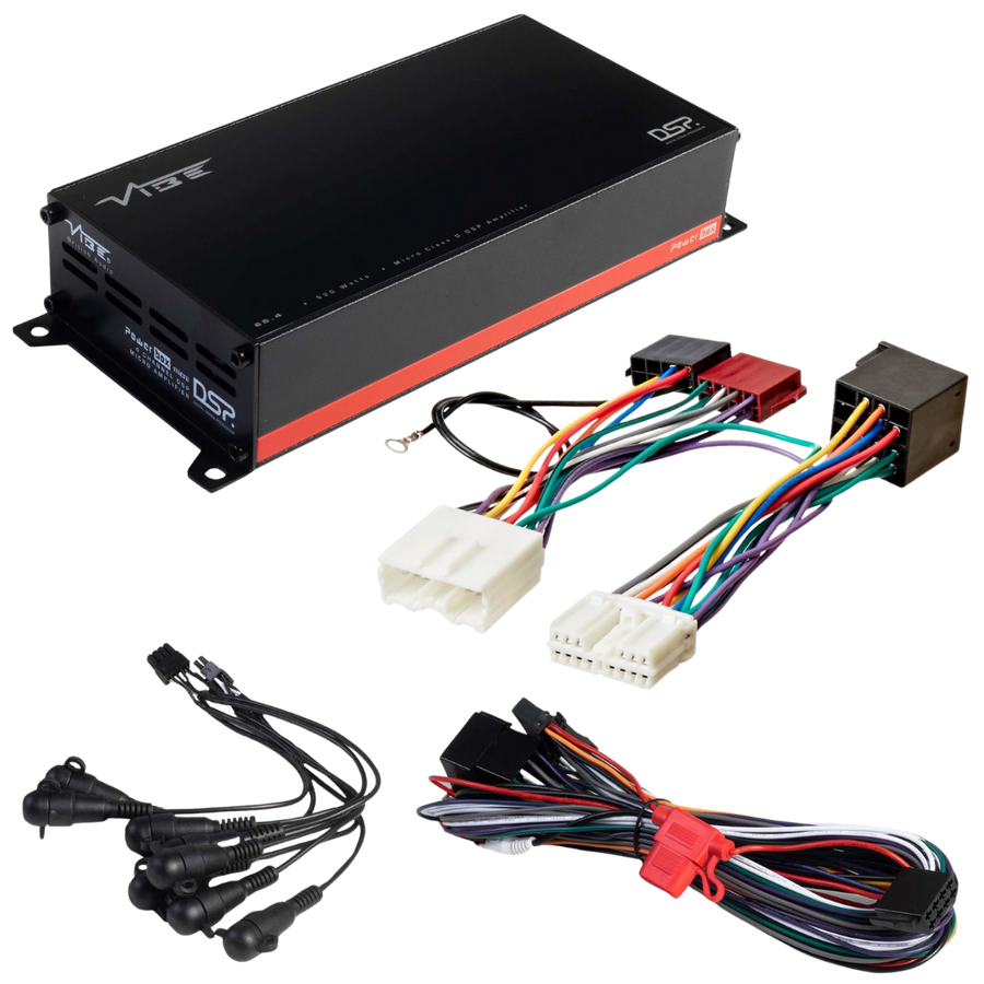 POWERBOX65.4-8MDSP-V3 + TAK-050 | Plug & Play DSP Versterker | Mitsubishi Oud | VIBE - AutoSound24 - EN BLOG Deskundig advies van specialisten Veilig bestellen en betalen Gratis ver