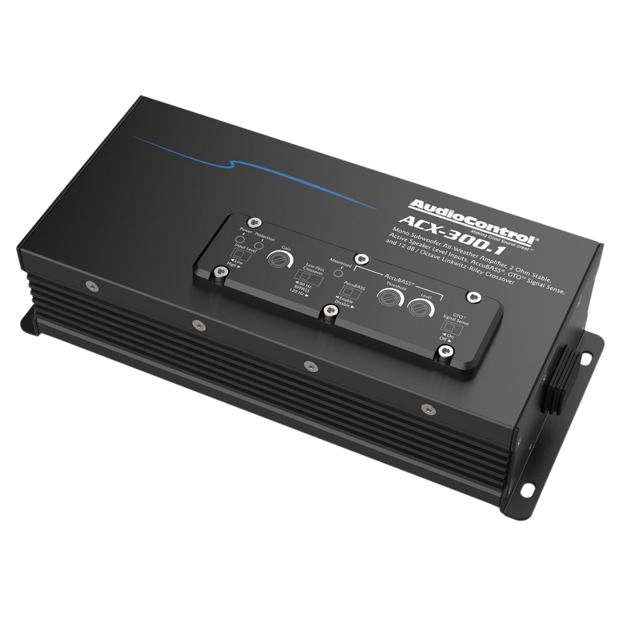 AudioControl ACX-300.1 Marine Versterker | 300W RMS - AutoSound24 - EN BLOG Deskundig advies van specialisten Veilig bestellen en betalen Gratis ver