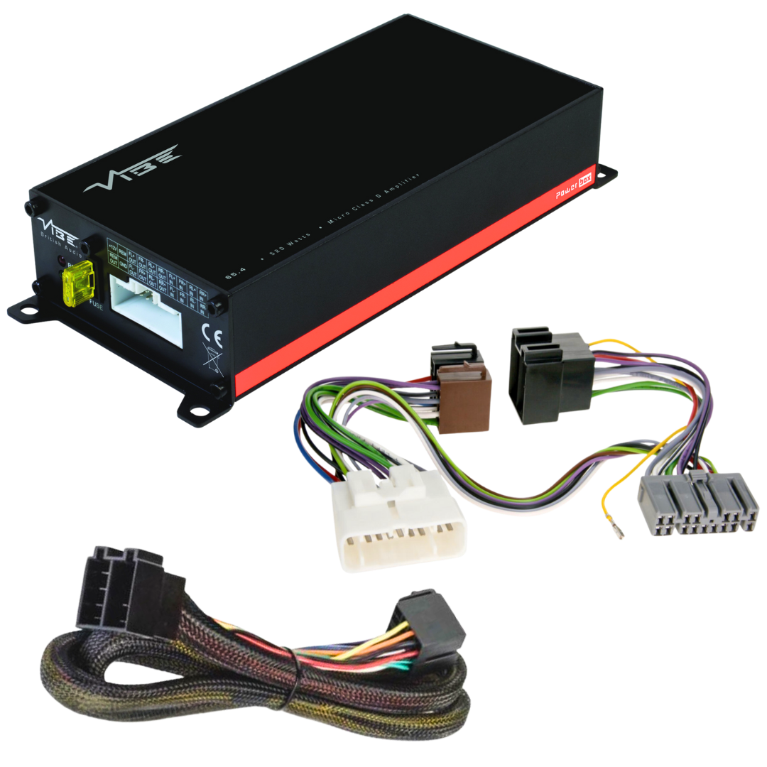 VIBE POWERBOX65.4M + TAK-061 | Plug & Play Versterker | o.a. Toyota 1991-heden - VIBE