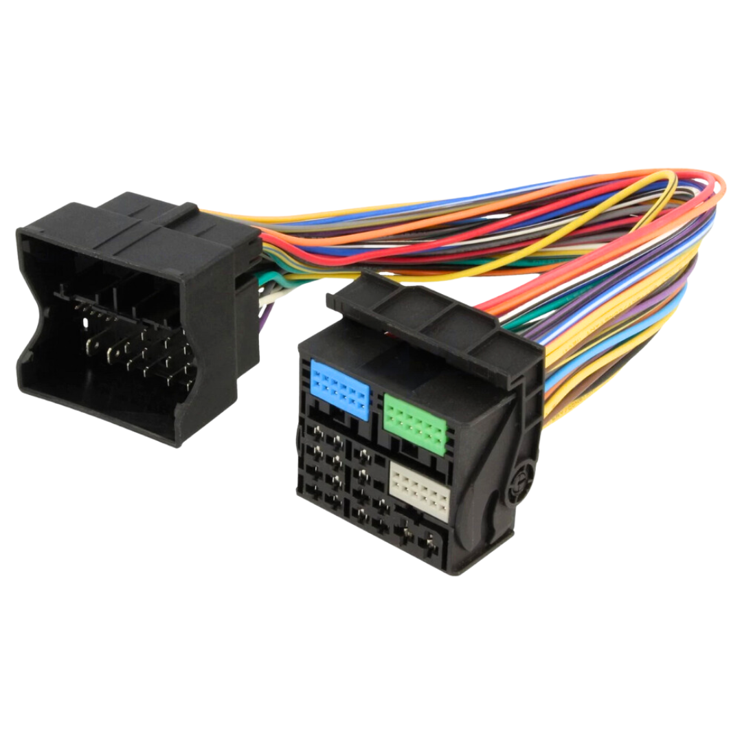 AudioDetail TAK-004 | Universele Power Quadlock Verlengkabel | Volledig Bedraad (Zonder ISO) (80315.52) - AudioDetail