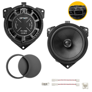 OPTION TY-170X | 17cm 2-Weg Coaxiaal Luidsprekers voor Toyota | 2 x 70 Watt RMS - afbeelding 2