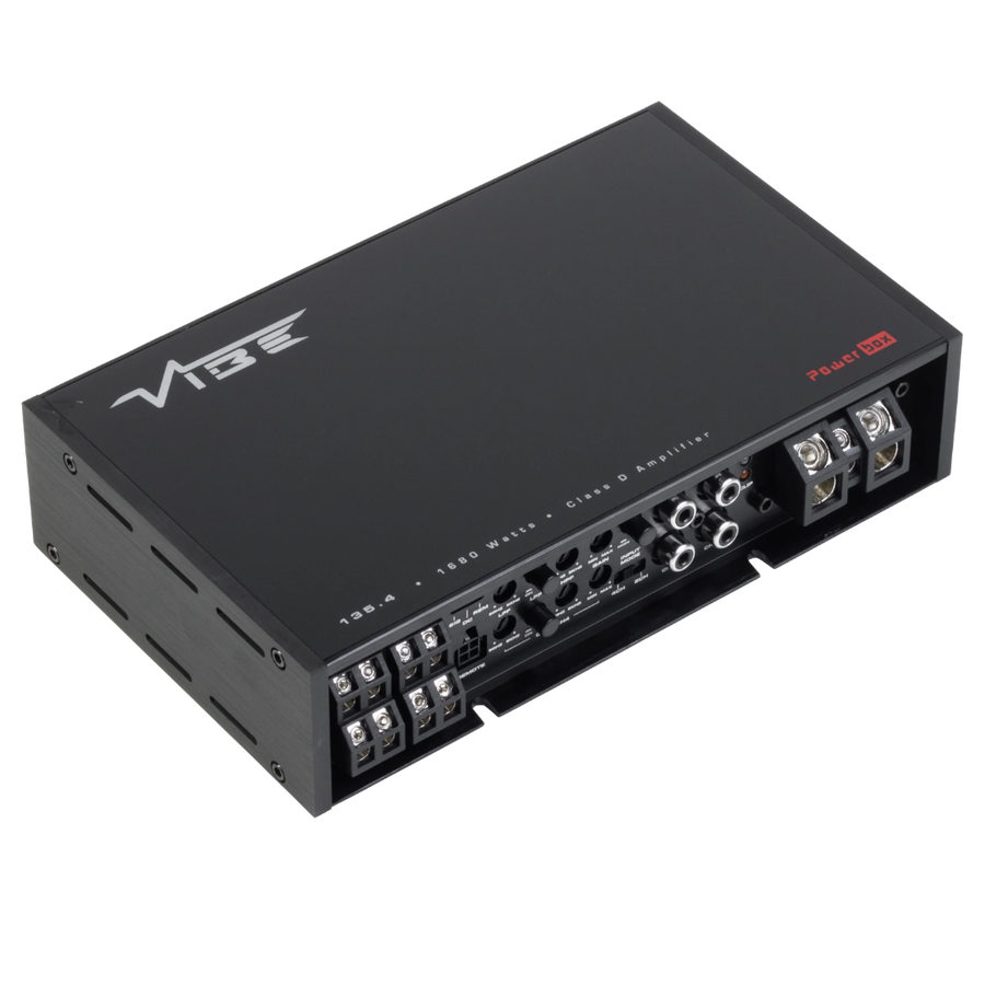 VIBE POWERBOX135.4-V5 4-Kanaals Versterker | Micro Class D High Power met Auto-Sense - VIBE