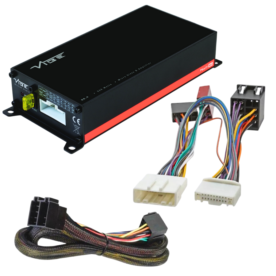 Plug & Play Versterker o.a. Nissan 2004-heden – VIBE POWERBOX65.4M + T-kabel - AutoSound24 - EN BLOG Deskundig advies van specialisten Veilig bestellen en betalen Gratis ver