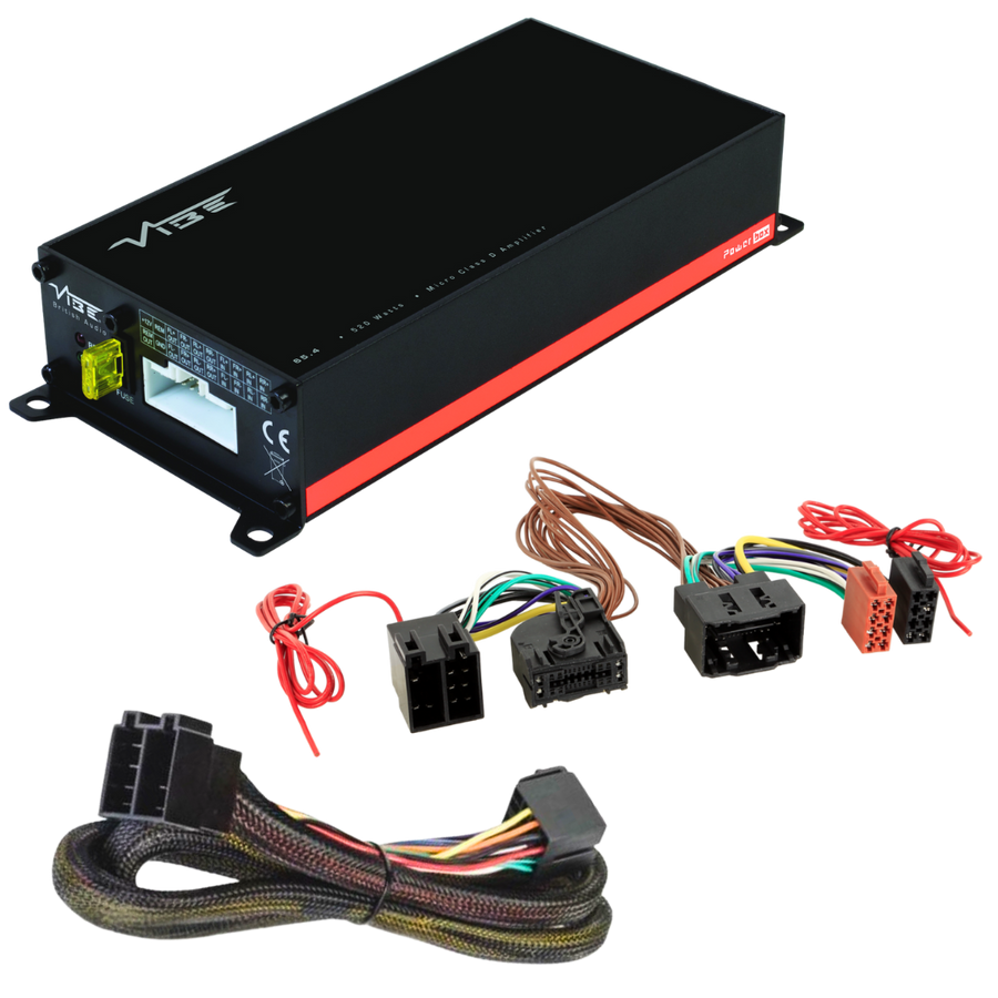 Plug & Play Versterker Diverse Mercedes modellen – VIBE POWERBOX65.4M + T-kabel - AutoSound24 - EN BLOG Deskundig advies van specialisten Veilig bestellen en betalen Gratis ver