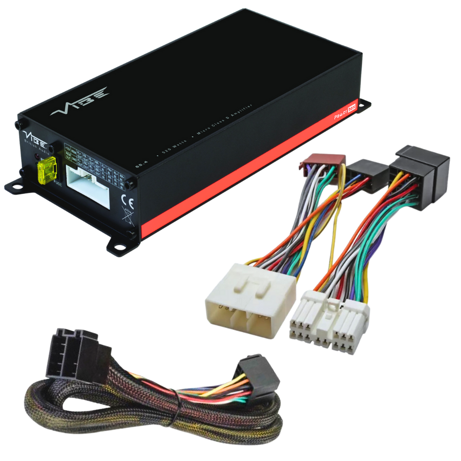 Plug & Play Versterker Subaru/Suzuki/Hyundai – VIBE POWERBOX65.4M + T-kabel - AutoSound24 - EN BLOG Deskundig advies van specialisten Veilig bestellen en betalen Gratis ver