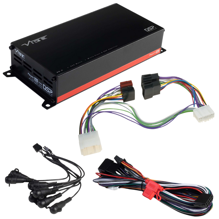VIBE POWERBOX65.4-8MDSP-V3 + TAK-089 | Plug & Play DSP Versterker | o.a. Honda/Suzuki - VIBE