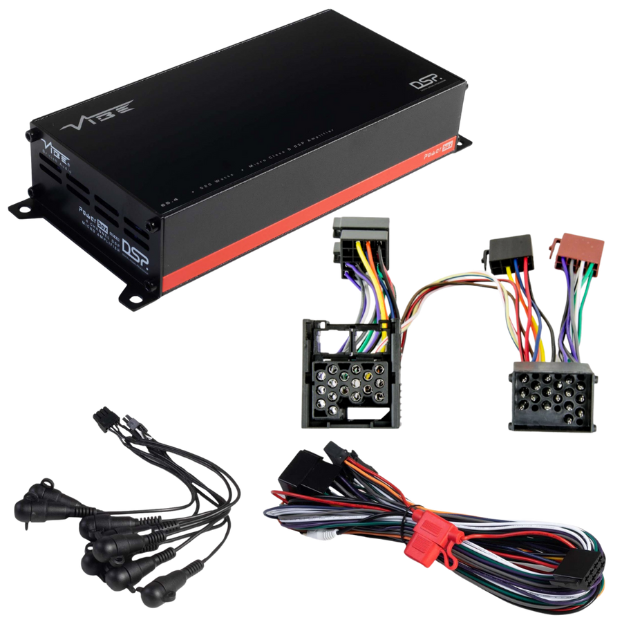 VIBE POWERBOX65.4-8MDSP-V3 + TAK-088 | Plug & Play DSP Versterker | o.a. BMW/Land Rover - VIBE