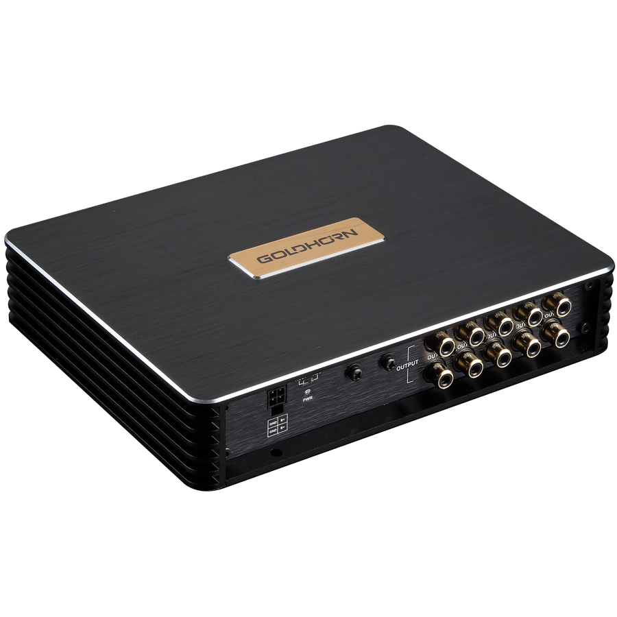 GOLDHORN DSPA 810 Pro | 8-Kanaals Versterker met 10-Kanaals DSP | 8 x 30 Watt RMS @ 4 Ω - GOLDHORN