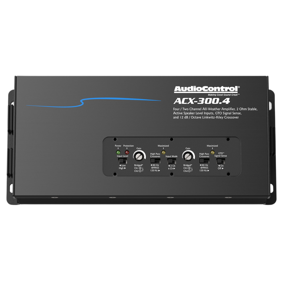 AudioControl All Weather Series ACX-300.4 | 4-Kanaals Versterker | 4 x 50/75 Watt RMS @ 4/2 Ω - afbeelding 6