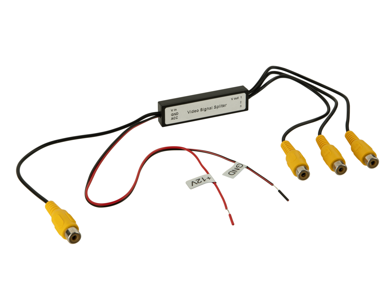 ACV 771000-5009 | Videosignaalversterker en splitter | Universeel | 1x RCA naar 3x RCA - afbeelding 2
