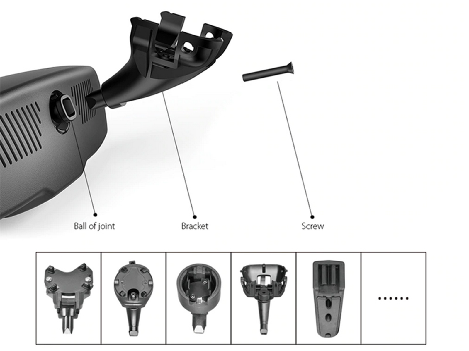771000-6943 | Spiegelhouder | Volkswagen | Voor ACV spiegelmonitoren - afbeelding 6