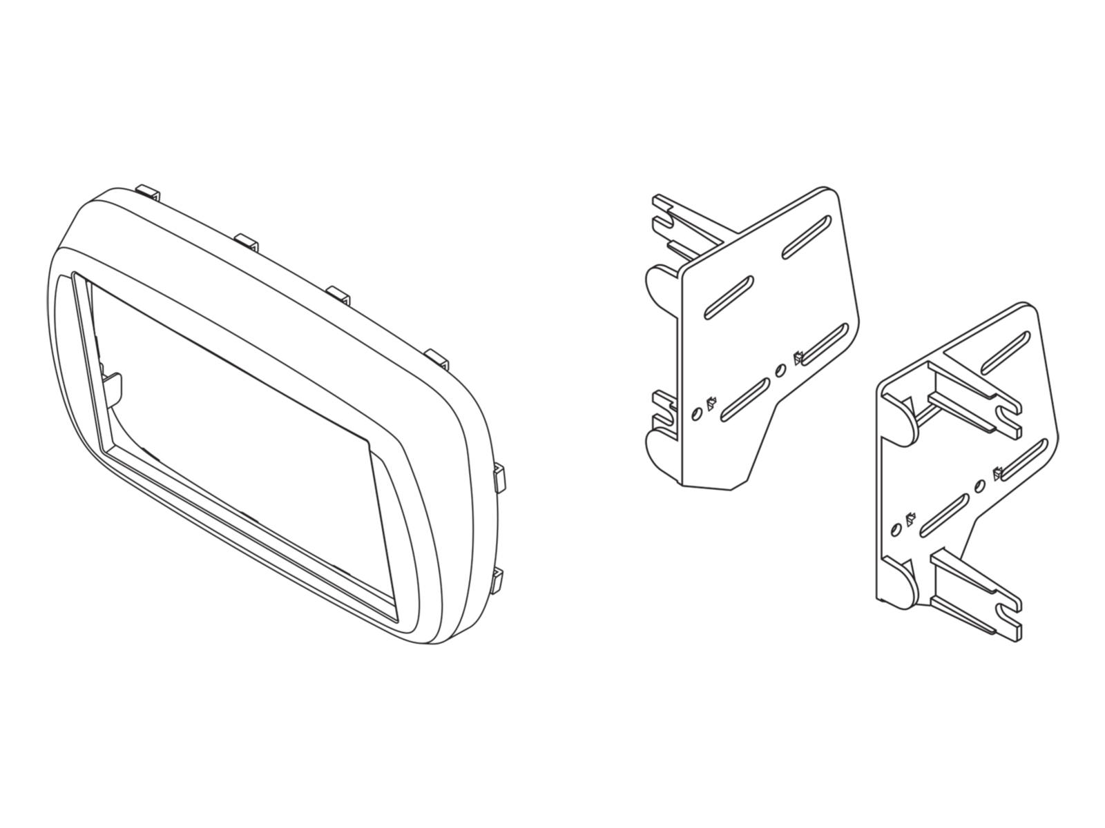 ACV 381094-30 | 2-DIN Inbouwframe | Fiat | 500X 2015-2024 - afbeelding 3