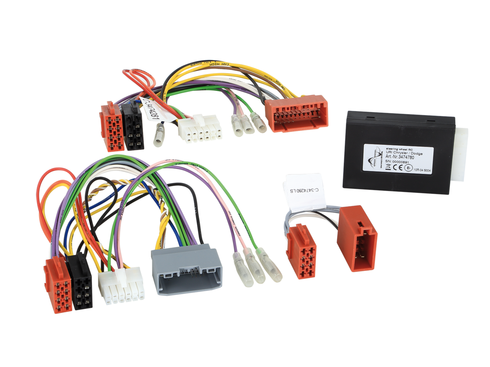 ACV 42b-3474780 | Stuurwielinterface | Chrysler / Dodge / Jeep | 22-Pin / 24-Pin - ACV