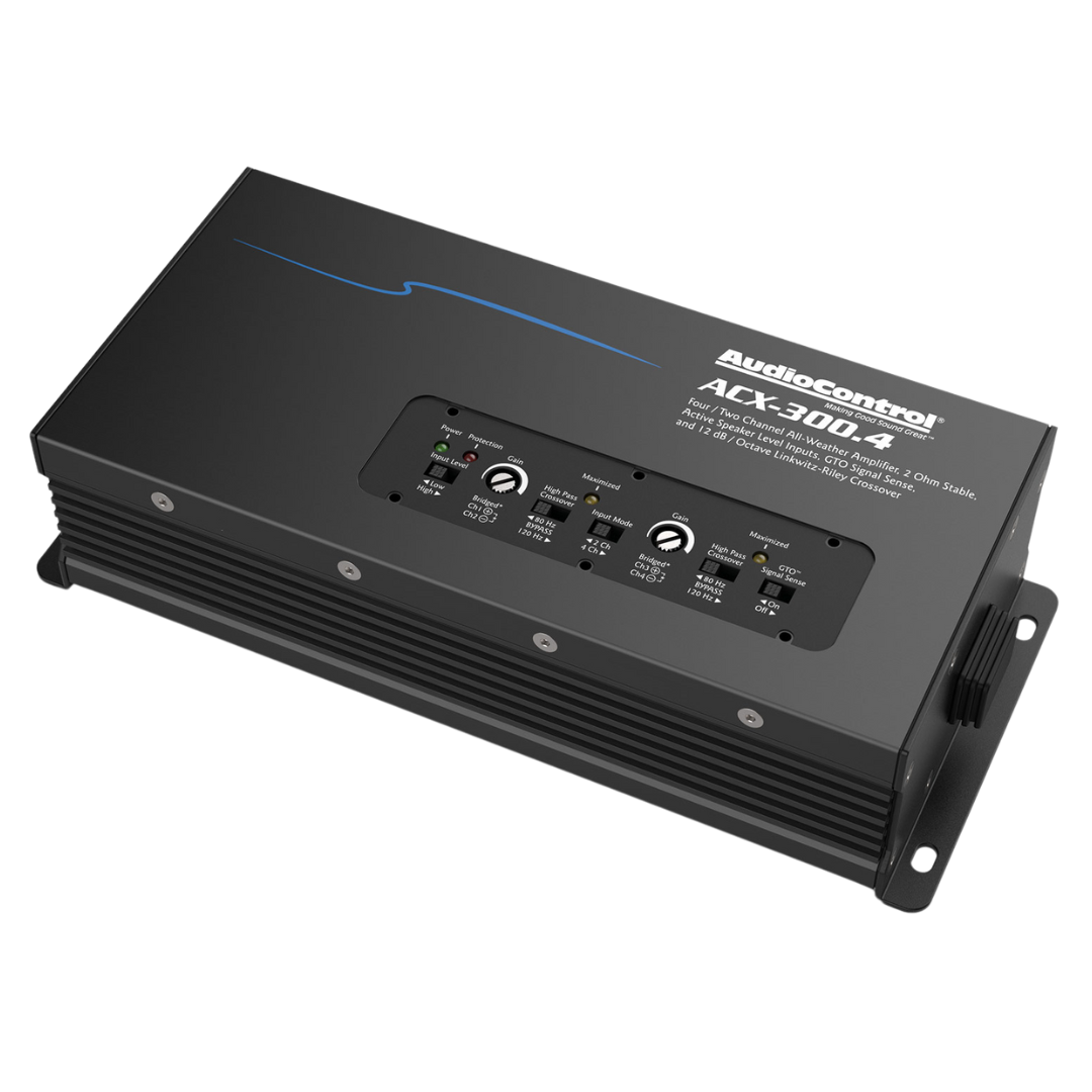 AudioControl All Weather Series ACX-300.4 | 4-Kanaals Versterker | 4 x 50/75 Watt RMS @ 4/2 Ω - afbeelding 2