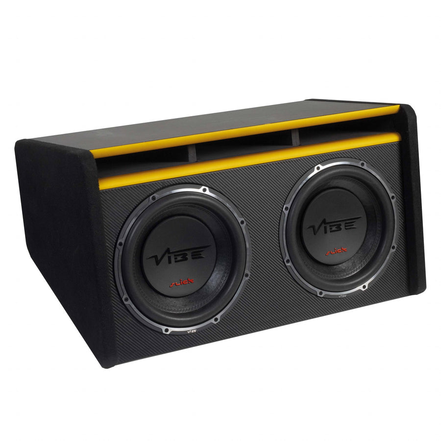 VIBE SLICKMIT12T-V3 | 2 x 30cm / 12" | 1000 Watt RMS @ 2Ω | Subwoofer in Behuizing - VIBE