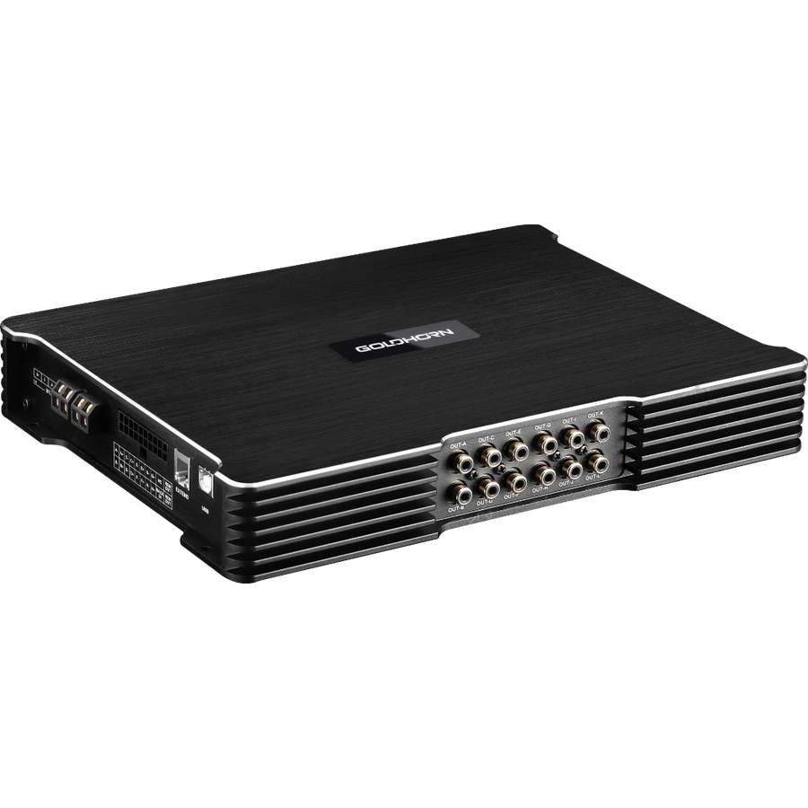 DSPA 1012 Plus DSP Versterker 10-kanaals | GOLDHORN - AutoSound24 - EN BLOG Deskundig advies van specialisten Veilig bestellen en betalen Gratis ver