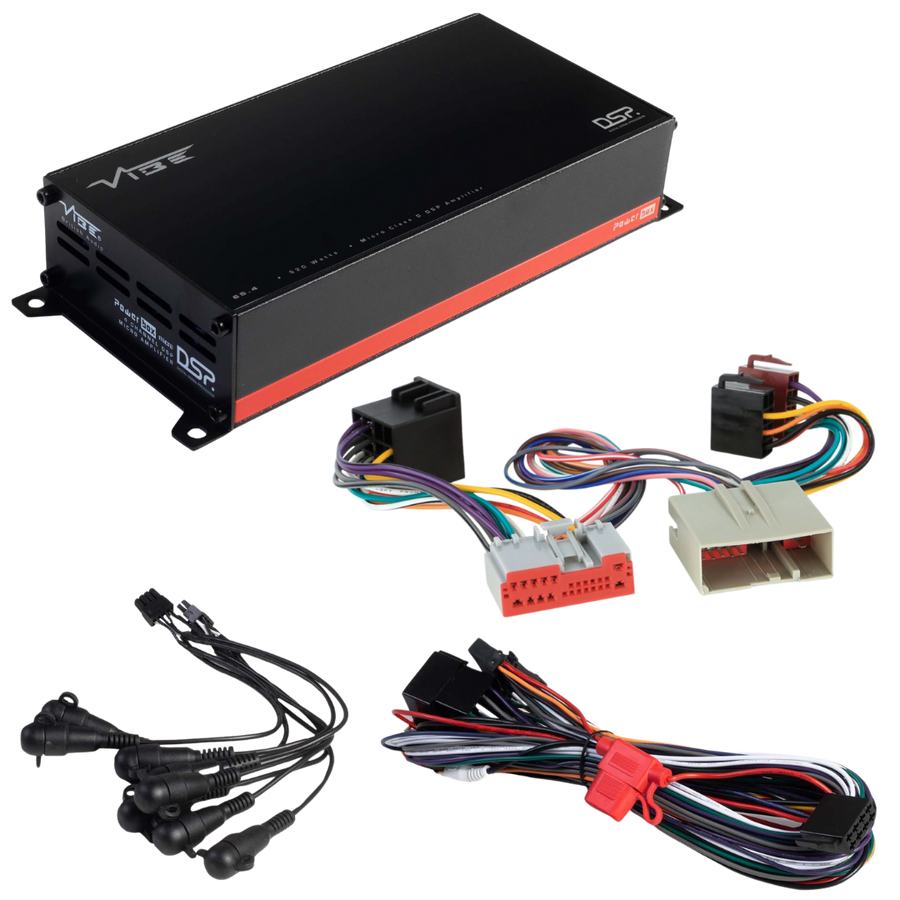 VIBE POWERBOX65.4 DSP Versterker | Plug & Play | Multi-merk - AutoSound24 - EN BLOG Deskundig advies van specialisten Veilig bestellen en betalen Gratis ver