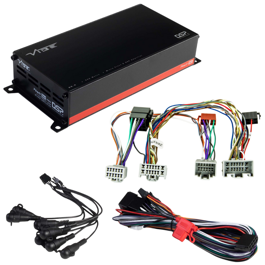 VIBE POWERBOX65.4-8MDSP-V3 + TAK-014 | Plug & Play DSP Versterker | Volvo Base Performance - VIBE
