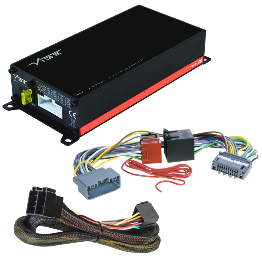VIBE POWERBOX65.4M + TAK-086 | Plug & Play Versterker | Chrysler/Dodge/Jeep - VIBE