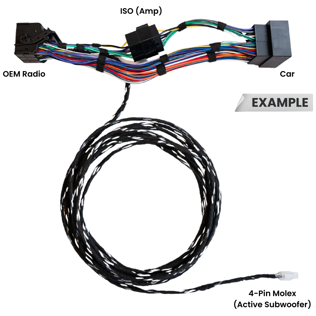 AudioDetail HLAK-060 | High Level Adapter Kabel | o.a. Toyota 1995-2019 | 10 + 6-Pins - afbeelding 5