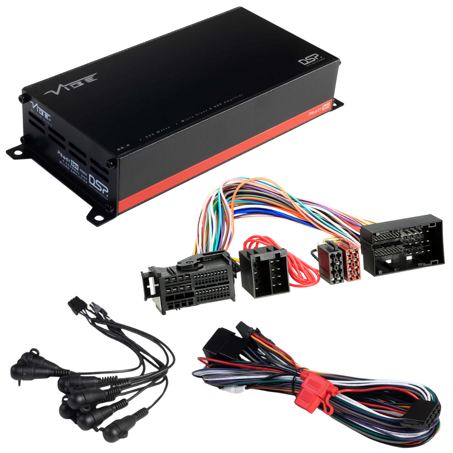 VIBE POWERBOX65.4-8MDSP-V3 + TAK-090 | Plug & Play DSP Versterker | Diverse Automerken - VIBE