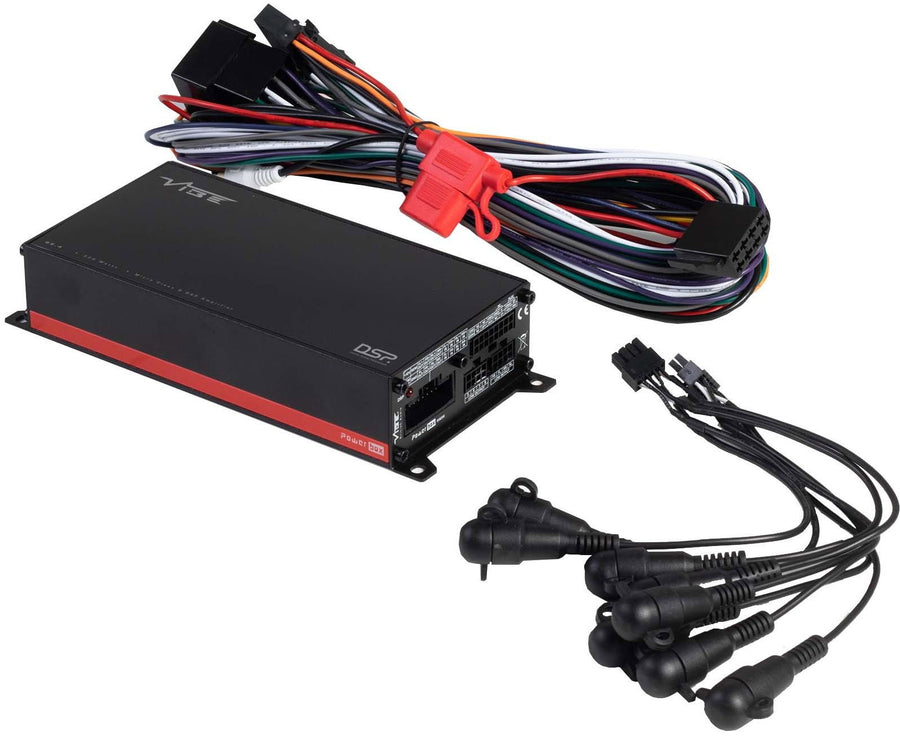VIBE POWERBOX65.4-8MDSP-V3 | 4-Kanaals Versterker met 8-Kanaals DSP | 4 x 65 Watt RMS @ 4 Ω - VIBE