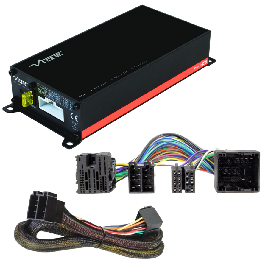 VIBE POWERBOX65.4M + TAK-084 | Plug & Play Versterker | Diverse Citroën/Opel/Peugeot modellen - VIBE