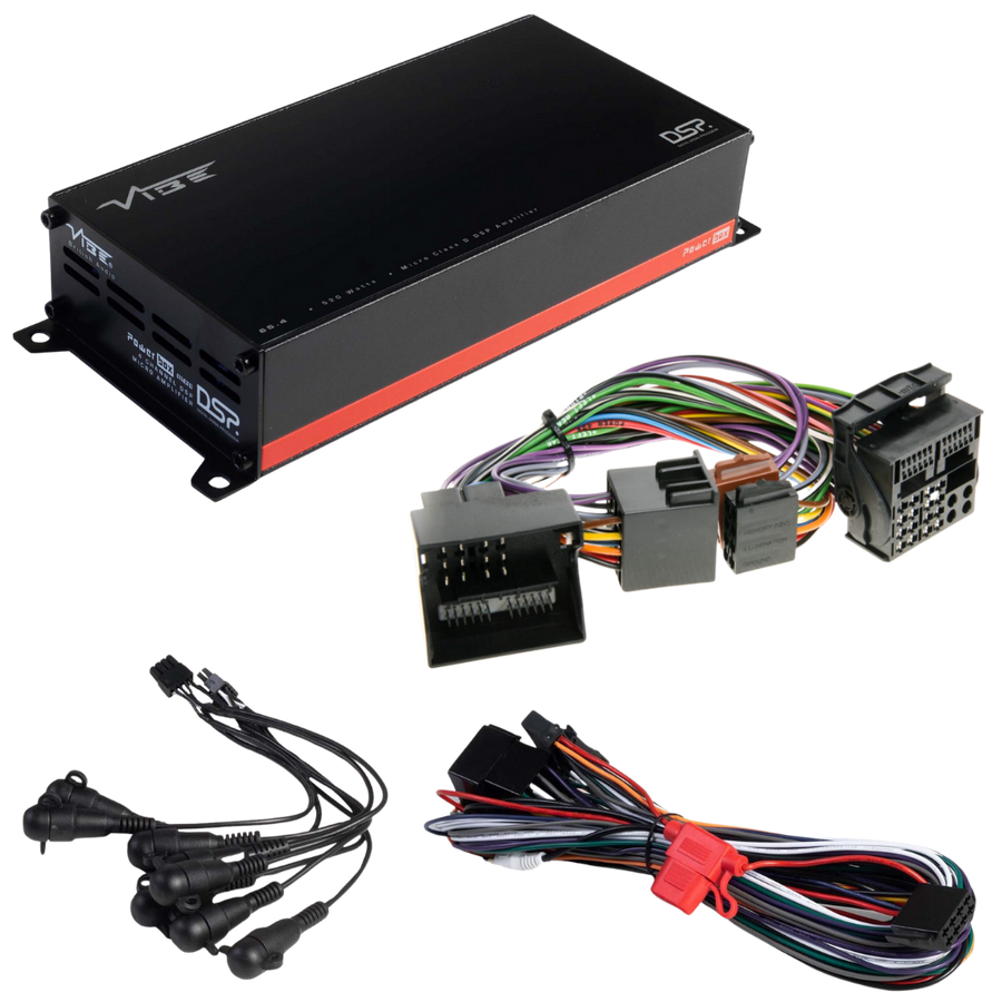 VIBE POWERBOX65.4-8MDSP-V3 + TAK-001 | Plug & Play DSP Versterker | Universele Quadlock - VIBE