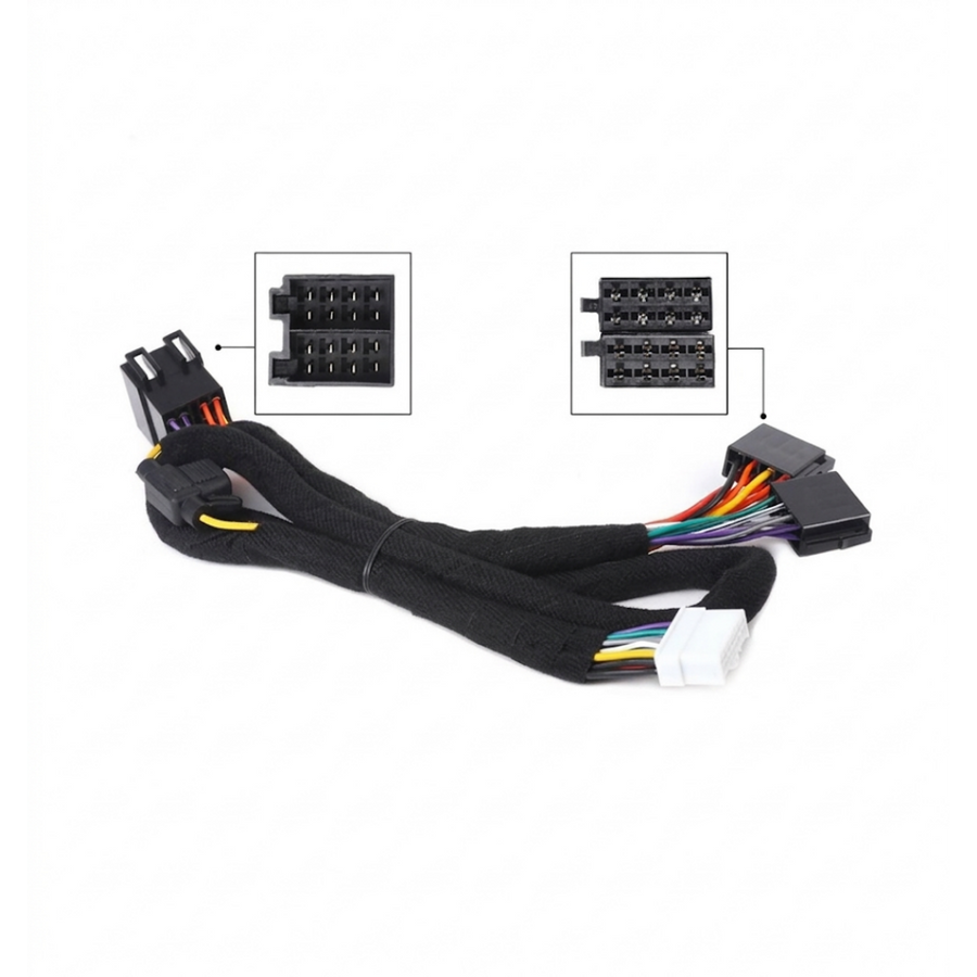 GOLDHORN AD-PPAK-000-DSPA406 | Plug & Play DSP Versterker Set | Audi | 4x30W RMS & BT 5.0 - GOLDHORN