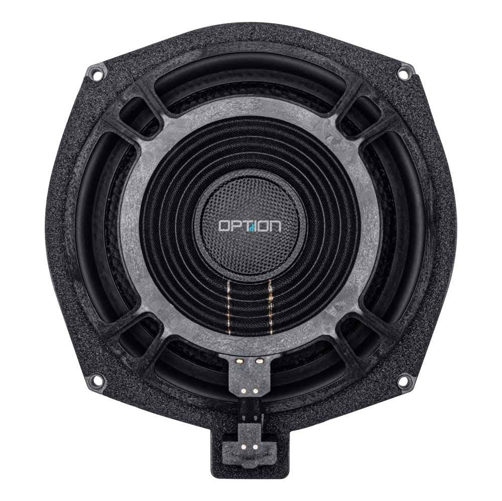OPTION BM-200 | 20cm / 8" | 2 x 120 Watt RMS | BMW Underseat Subwoofer - OPTION