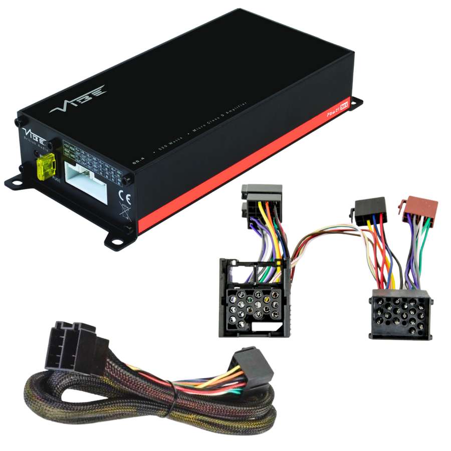 Plug & Play Versterker o.a. BMW/Land Rover – VIBE POWERBOX65.4M + T-kabel - AutoSound24 - EN BLOG Deskundig advies van specialisten Veilig bestellen en betalen Gratis ver
