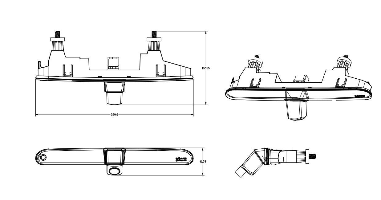 NavLinkz Remlichtcamera AHD/CVBS geschikt voor Berlingo,Combo,Partner,Rifter - afbeelding 7
