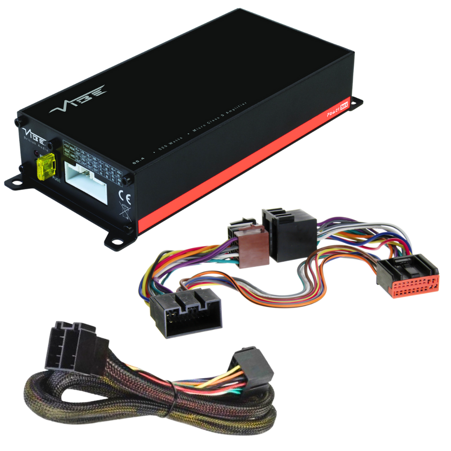VIBE POWERBOX65.4M + TAK-022 | Plug & Play Versterker | Jaguar/Land Rover 2002-'13 - VIBE