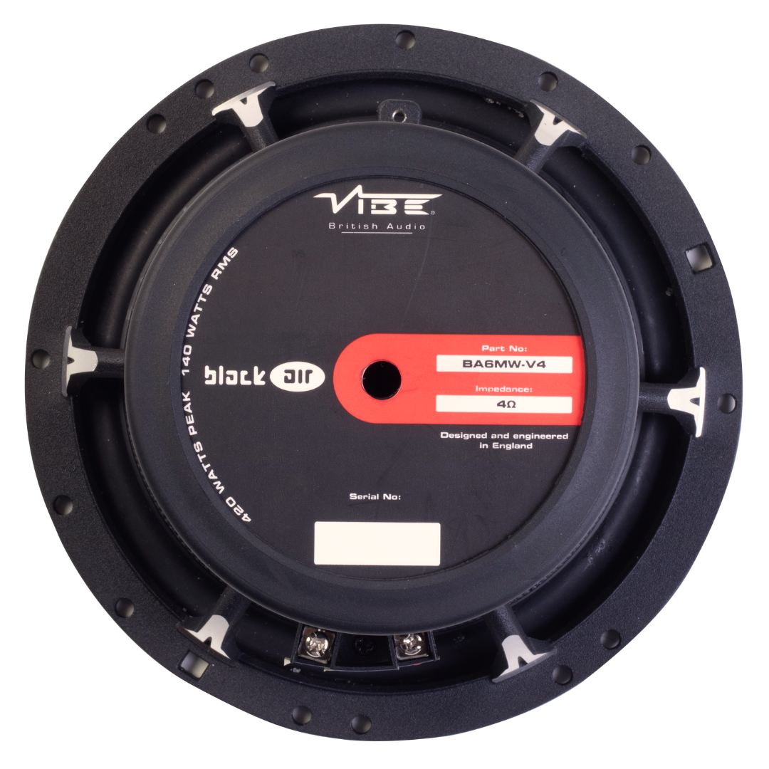 VIBE BLACKAIR6C-V5 + Gratis Dempingspakket + Roller | 16,5cm - 140W RMS @ 4Ω | 2-Weg Set - afbeelding 7