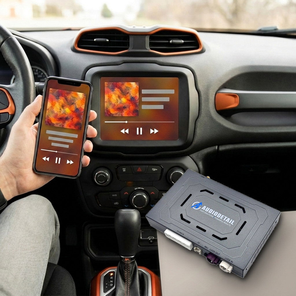 AudioDetail Premium Media Interface | Jeep Renegade Uconnect (WJJP-2) - afbeelding 2