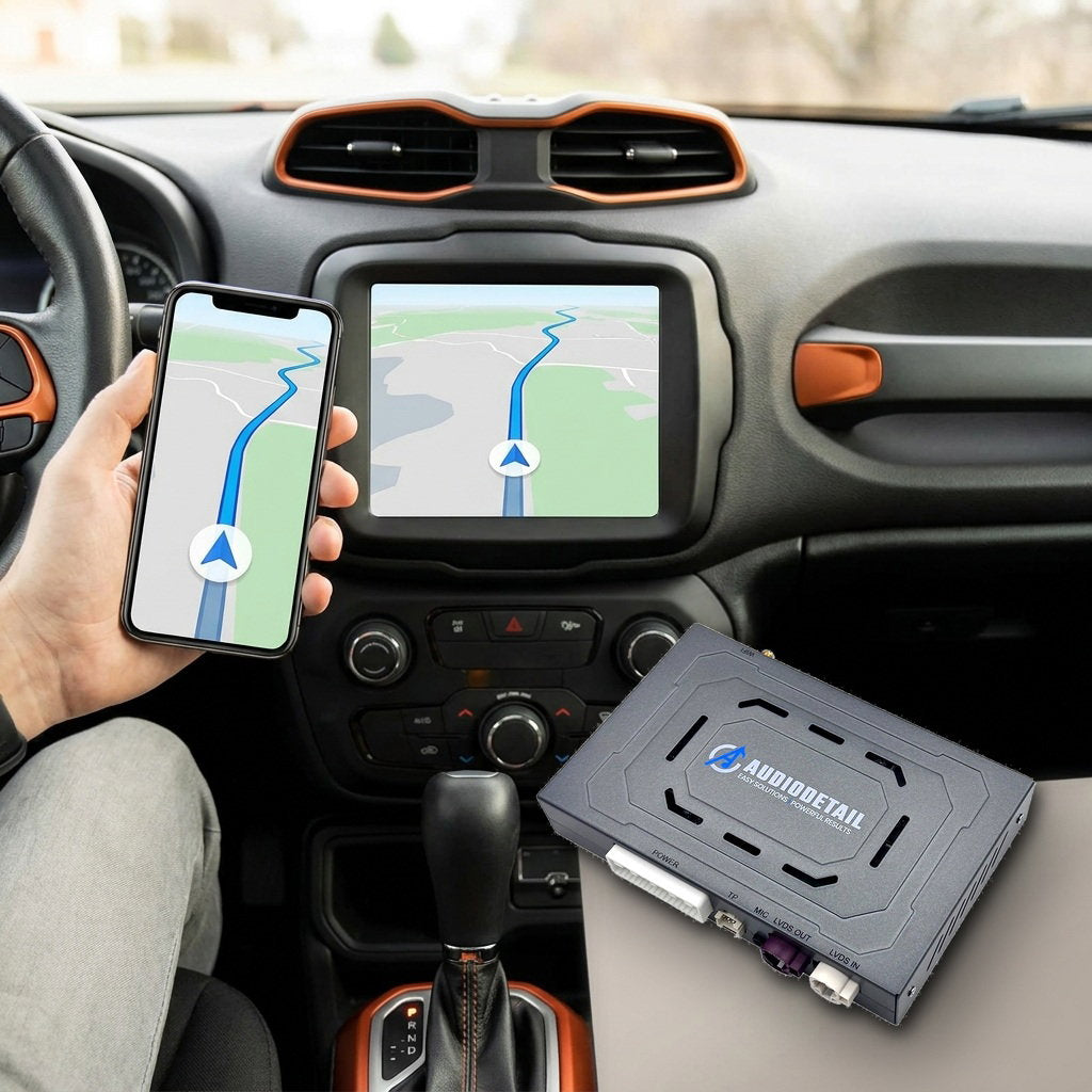 AudioDetail Premium Media Interface | Jeep Renegade Uconnect (WJJP-2) - AudioDetail