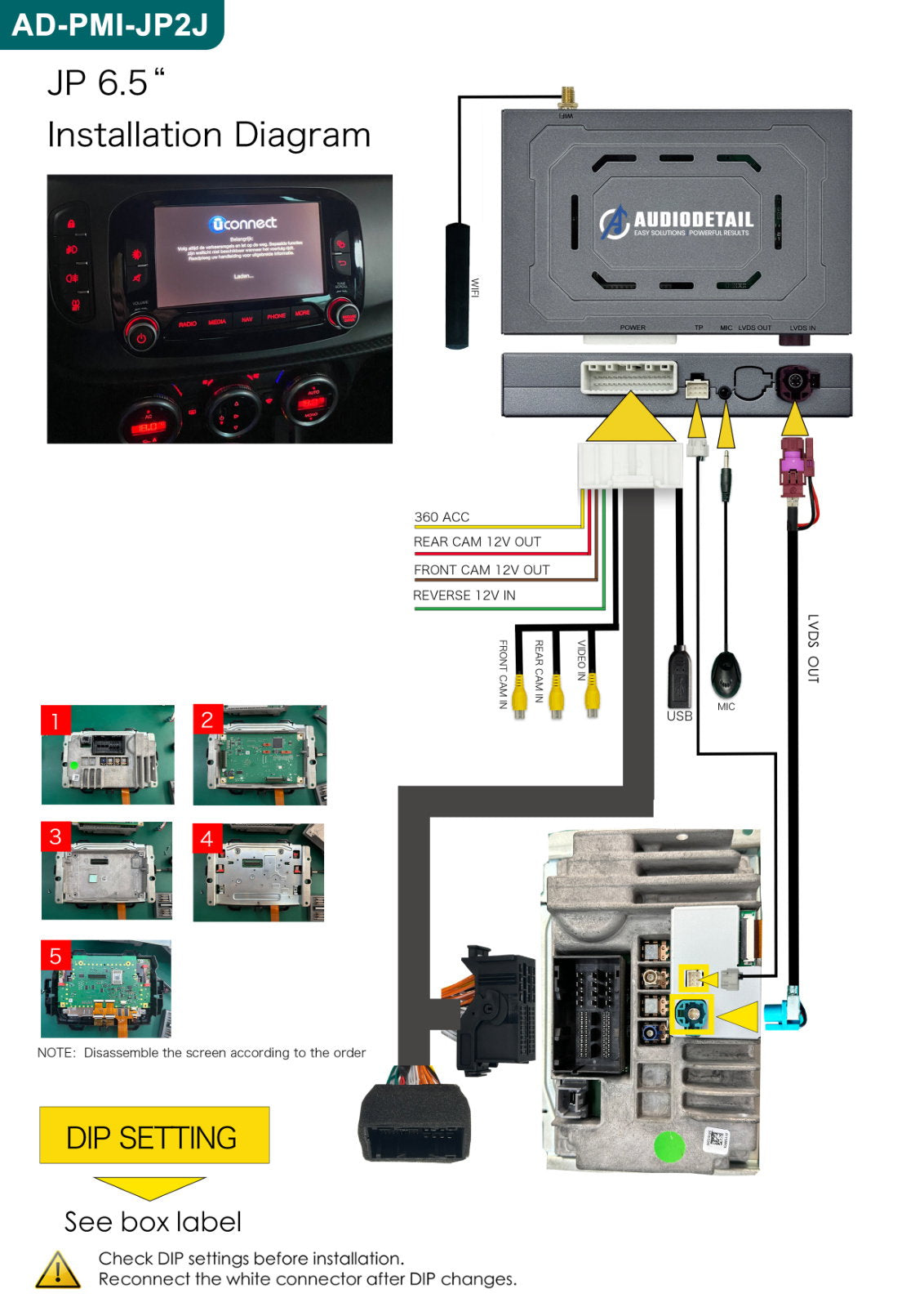 AudioDetail Premium Media Interface | Jeep Renegade Uconnect (WJJP-2) - afbeelding 6