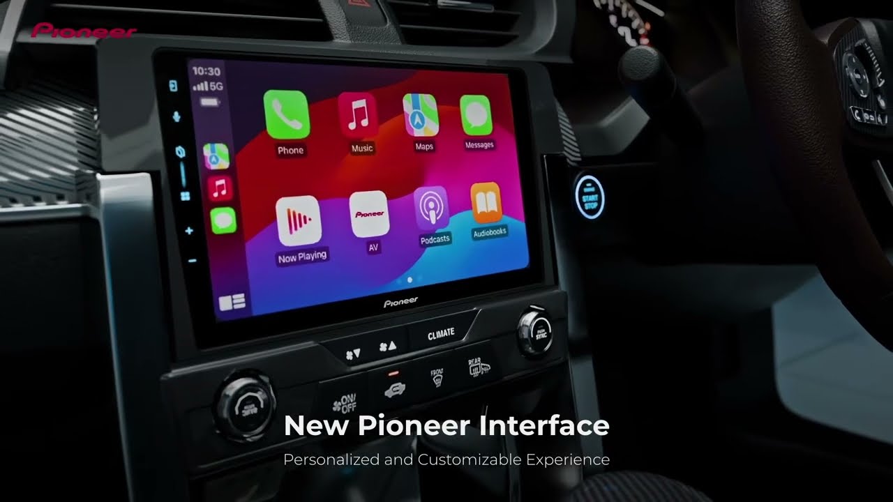 Pioneer SPH-PF97BT met Kia Niro 2016 Montageframe (PIO971744) - afbeelding 2